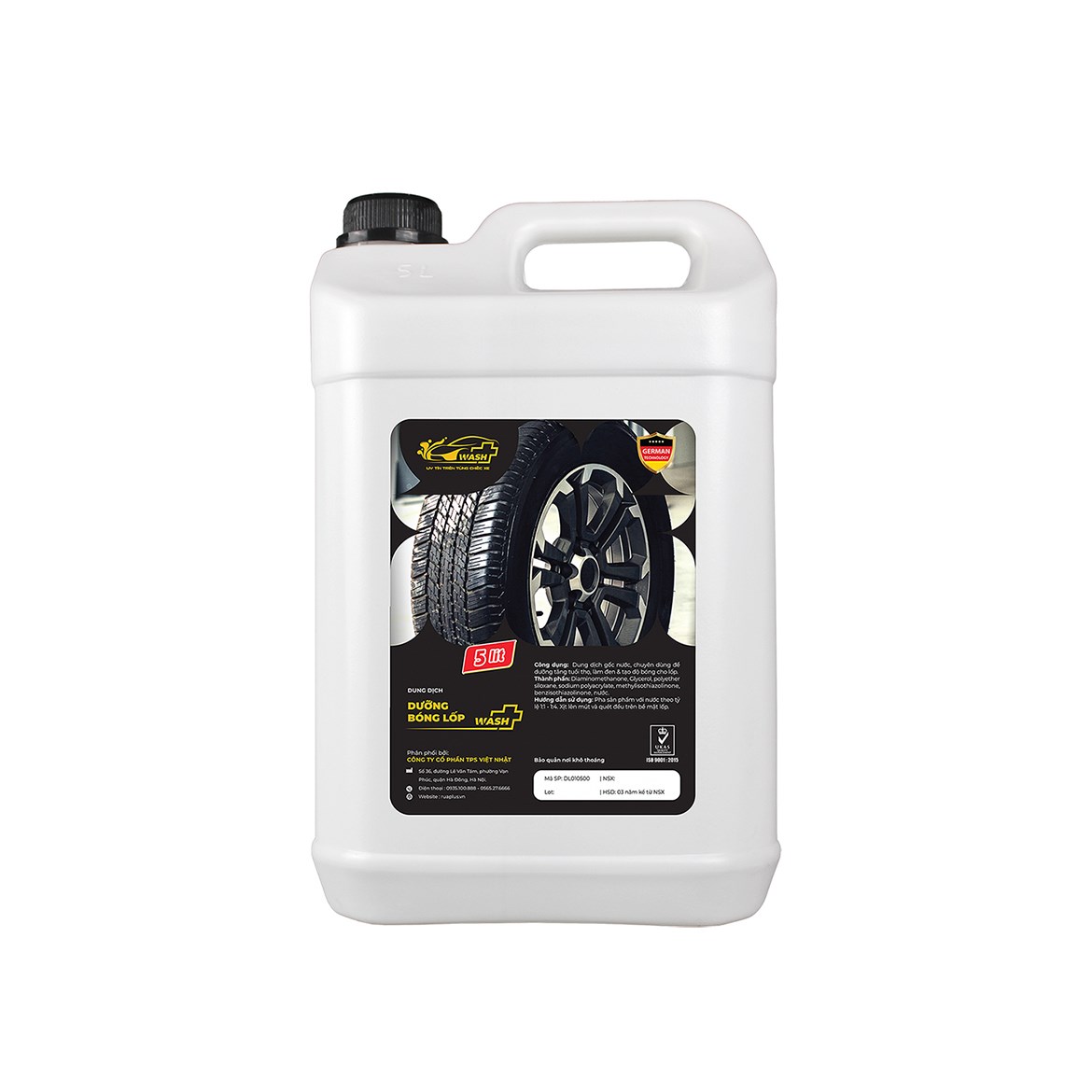 Dung Dịch Dưỡng Bóng Lốp Can 5L - Tire Care