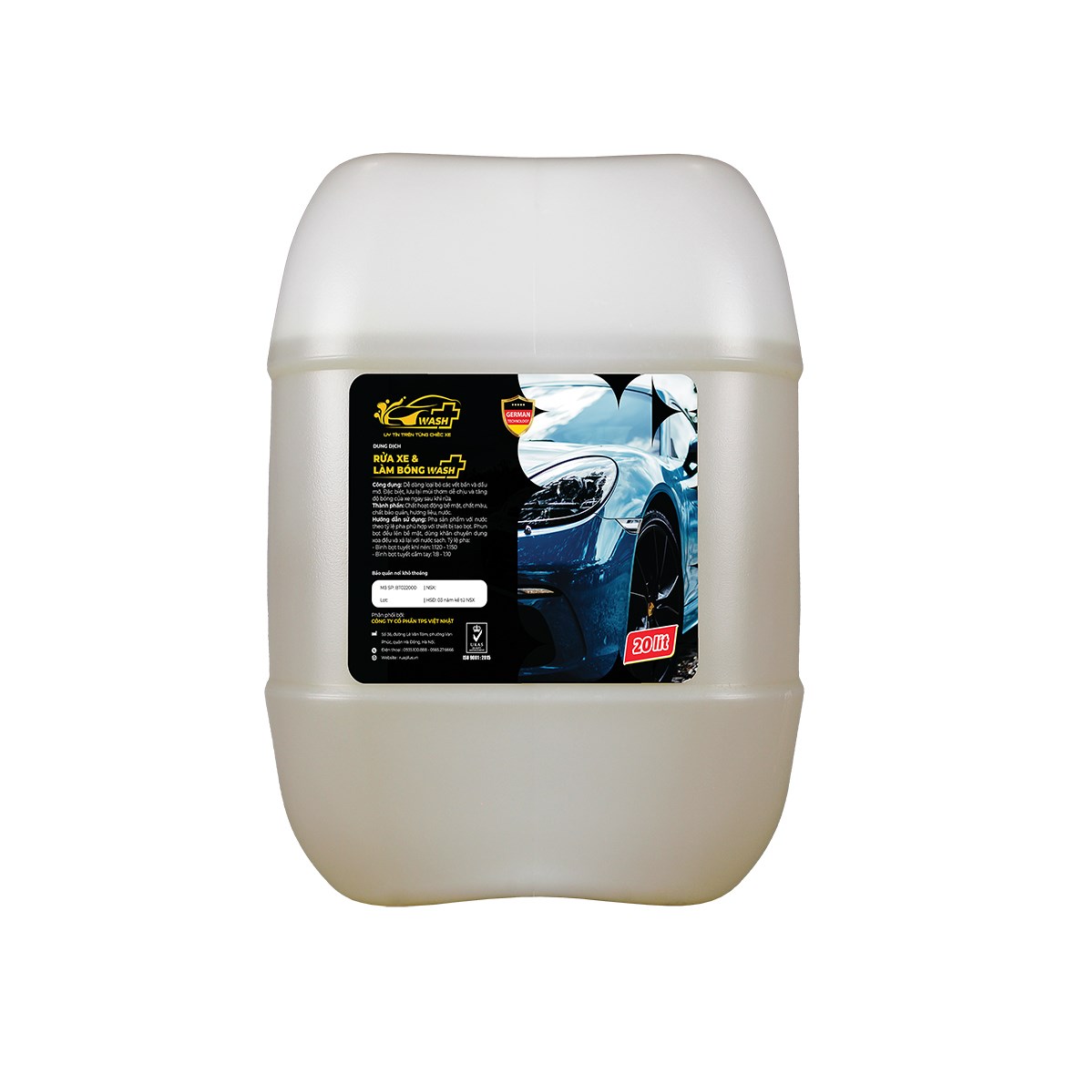 Dung Dịch Rửa & Làm Bóng Xe Can 20L - Car Wash & Shine