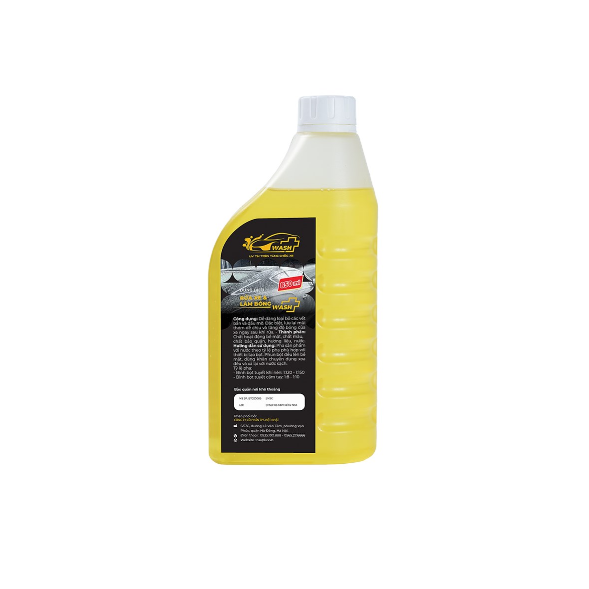 Dung Dịch Rửa & Làm Bóng Xe Chai 850ml - Car Wash & Shine