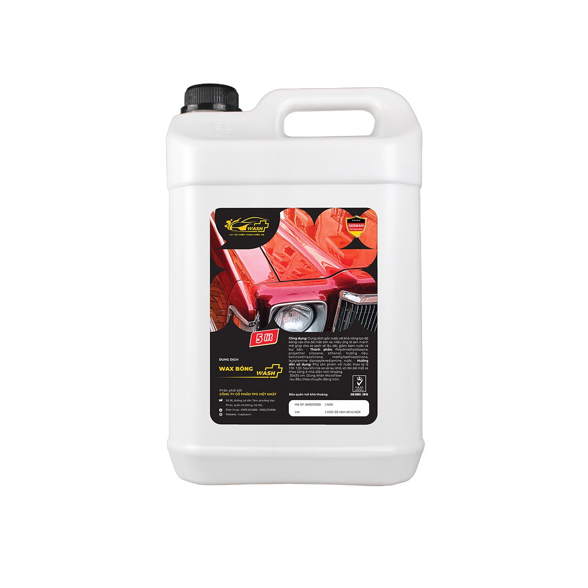 Dung Dịch Tăng Độ Bóng Can 5L - Liquid Car Polish