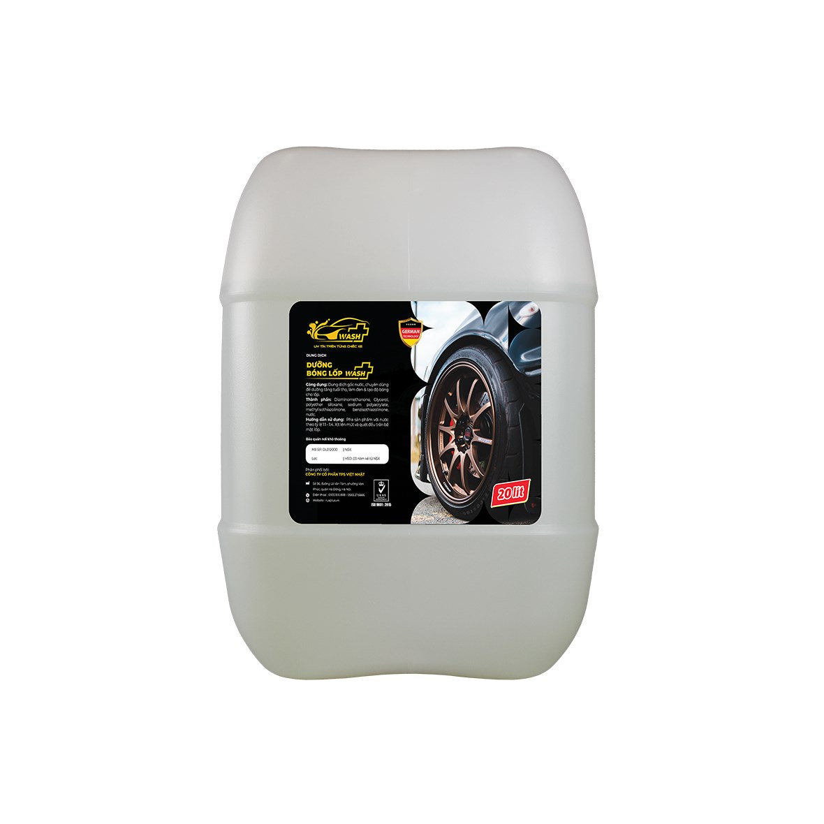 Dung Dịch Dưỡng Bóng Lốp Can 20L - Tire Care