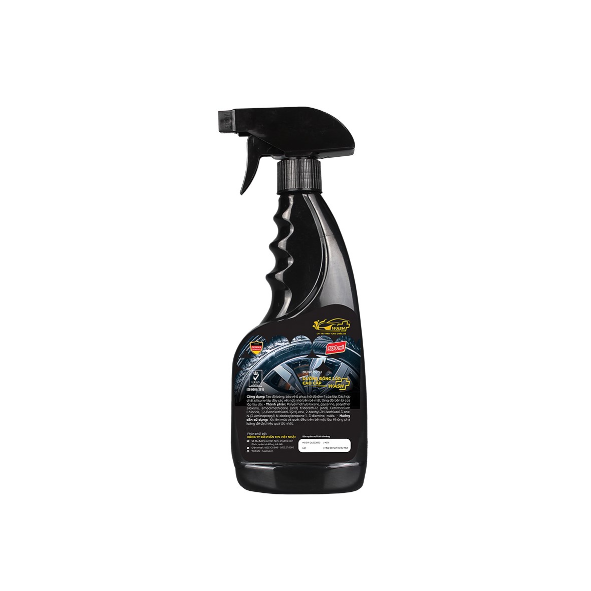 Dung Dịch Dưỡng & Bóng Lốp Cao Cấp Chai 500ml -  Pro Tire Care