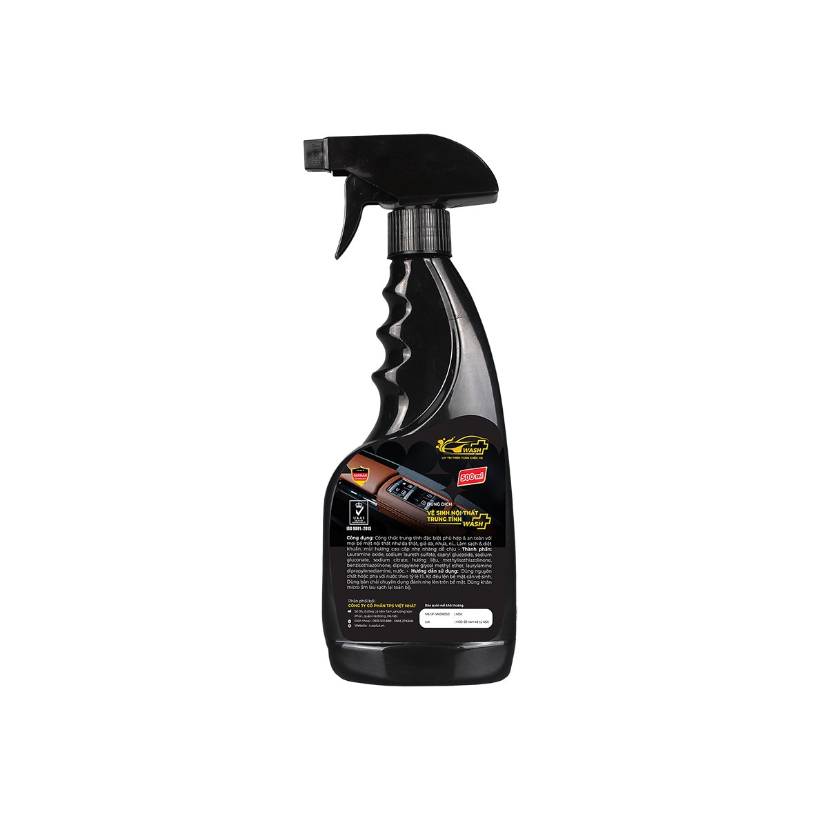 Dung Dịch Vệ Sinh Nội Thất Trung Tính Chai 500ml - Interior Cleaner