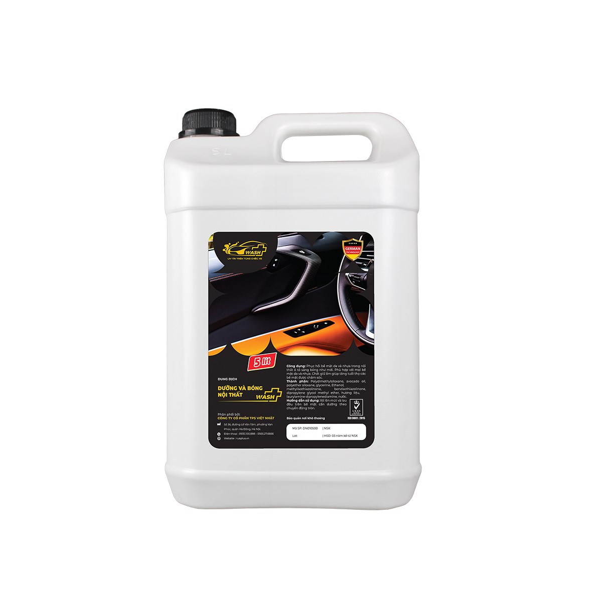 Dung Dịch Dưỡng & Làm Bóng Nội Thất Can 5L - Interior Restoration