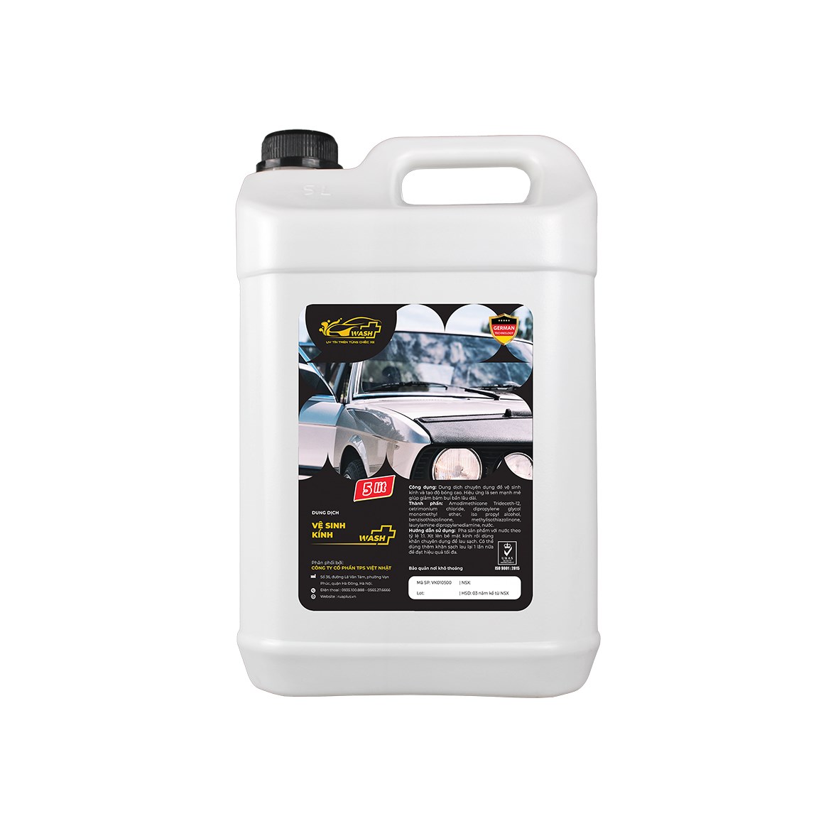 Dung Dịch Vệ Sinh Kính Can 5L - Screen Wash