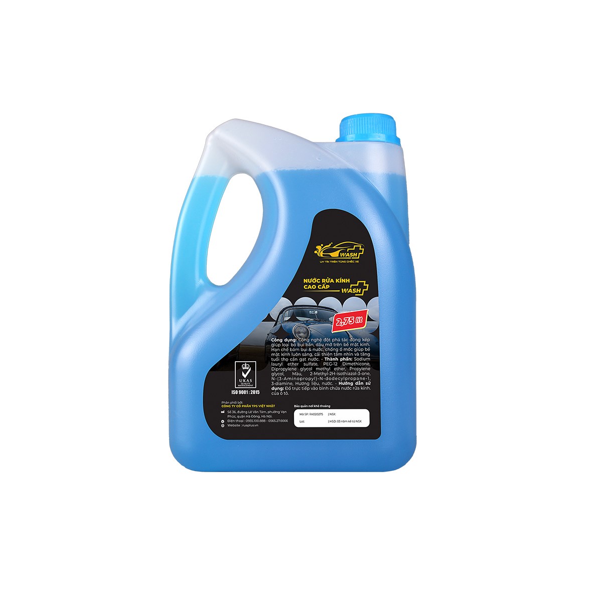 Nước Rửa Kính Cao Cấp Can 2.75L - Screen Wash