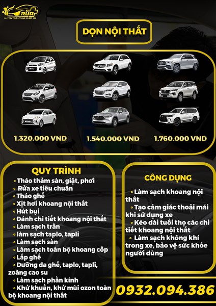 9. Dọn nội thất (1tr320-1tr540-1tr760K)